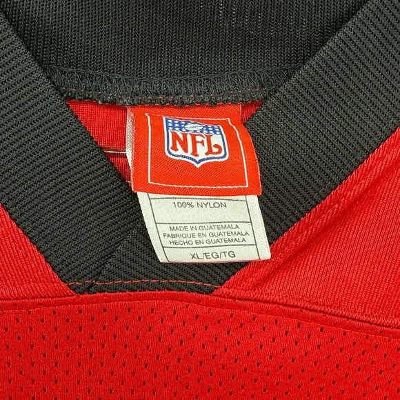 Atlanta Falcons Jersey Youth XL Red Michael Vick #7 Reebok NFL Football Nylon - Picture 2 of 4